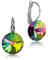 LUISIA Ohrringe Rivoli mit Swarovski Stein Sonderfarben 14 mm - Vitrail Medium
