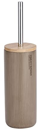 WENKO WC-Garnitur Palo Taupe, WC-Bürstenhalter