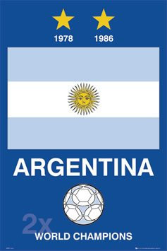 Argentina World Cup - Football Poster 61x91.5cm