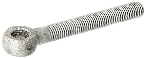 Alberts 411220 Augenschraube ohne Zubehör | passend zu Torbändern | feuerverzinkt | Gewinde M20 | Anfang Gewindestange - Mitte Augenschraube 150 mm