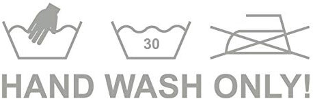 kleb-Drauf | Hand Wash Only | Silber - glänzend | Autoaufkleber Autosticker Decal Aufkleber | Auto Car Motorrad Fahrrad Roller Bike | Deko Tuning Stickerbomb Styling Wrapping