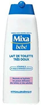 Mixa Bébé Lait de Toilette Très Doux, 250ml