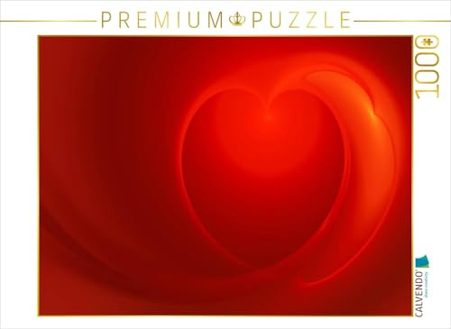 CALVENDO Puzzle Das rote fraktale Herz | 1000 Teile Lege-Größe 64 x 48 cm Foto-Puzzle für glückliche Stunden