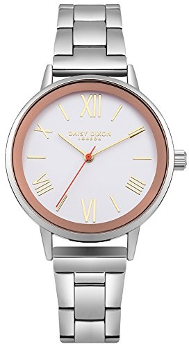 DAISY DIXON DamenArmbanduhr Analog Quarz Edelstahl DD047SM