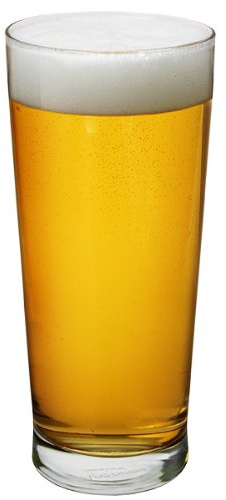 Arcoroc Premier Pint Headstart Glasses CE 20oz / 568ml - Pack of 4-57cl Pint Glasses, Beer Glasses