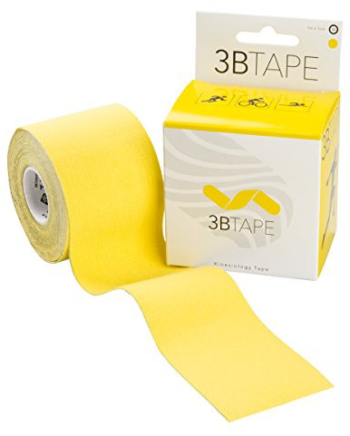 3B Scientific Kinesiologie Tape - [5 m x 5 cm] - Tape/Übungsband für die Unterstützung von Muskeln und Gelenken, Verbesserung von Regeneration, Sport Tape - Gelb