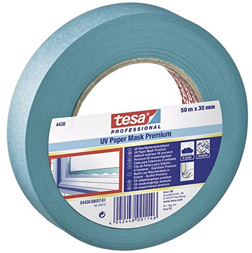 Tesa tesakrepp® UV-Schutzband (LxB) 50m x 25mm blau 4438-15-00 Inhalt: 1 Stück