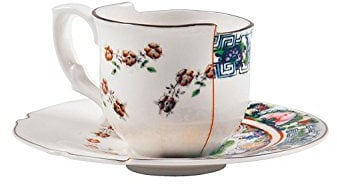 Seletti Tazzina da Caffe' con Piattino in Porcellana Hybrid-Tamara