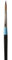 Daler-Rowney Aquafine Artists Watercolour Paint Brush - Sable Hair Round Size 8