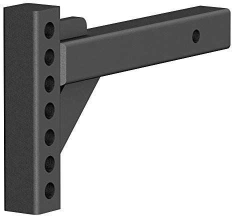 CURT 17102 Ersatz-Gewichtsverteiler-Anhängerkupplungsschaft, 5,1 cm Empfänger, 5,1 cm Länge, 15,2 cm Erhöhung
