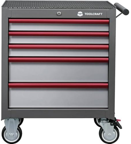 TOOLCRAFT Werkzeugwagen WSW-305 Toolraft, Maße: (L x B x H): 459 x 677 x 845 mm