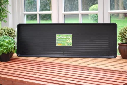 Greenhouse Tray Garden Trays Garland Jumbo Garden Tray Black Holds Full Grow Bag