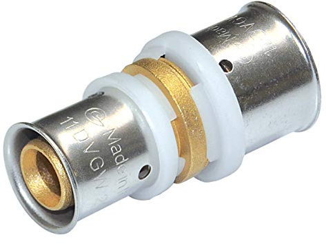 Raccord a sertir pour multicouche, reduction 32x3 - 26x3mm, contour TH