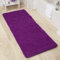 Lavish Home Badematte aus Memory-Schaum, 61 x 147 cm, Violett