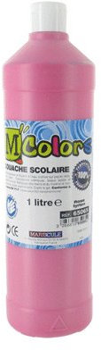 M Colors Gouache Liquide Rose Tyrien - 1 Litre [Jouet]