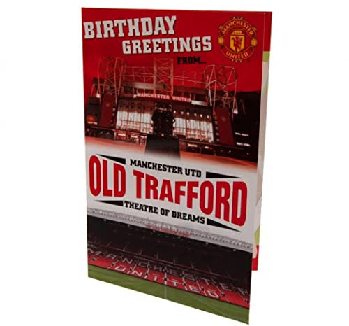 Manchester United FC 3D Pop-Up-Geburtstagskarte