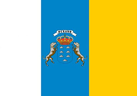 U24 Fahne Flagge Kanaren 90 x 150 cm