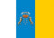 U24 Fahne Flagge Kanaren 90 x 150 cm