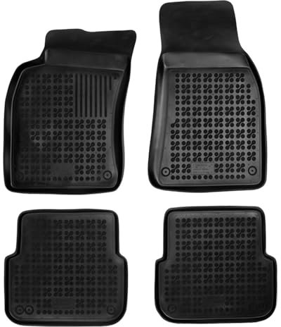 AZUGA Hohe Gummi Fußmatten passend für Audi A6 Limo. ab 4/2004-1/2011 (Typ 4F) & A6 Avant (Kombi) ab 3/2005-8/2011 (Typ 4F) AZ10300031