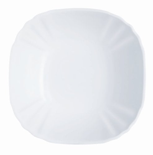 Luminarc Lotusia 9201372 Set of 6 Flat Opal Plates, Multi-Colour, 29cm