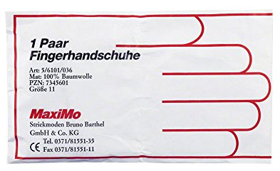 Strickmoden Bruno Barthel GmbH & HANDSCHUHE Baumwolle Gr.11 Überlänge 2 St