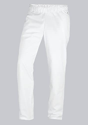 BP 1645-485-21-Ll Unisex-Hose, mit Gummizug in der Taille, 215,00 g/m² Stoffmischung, weiß ,Ll
