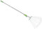 VERDEMAX 633923- Scopa regolabile in metallo per erba e foglie 120cm, verde-alluminio