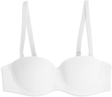 Cotonella, Reggiseno a Fascia Miriam in Morbida Microfibra, con Coppe Imbottite Preformate e con Ferretto - Art. CD003