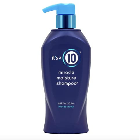 It’s a 10 Miracle Moisture Shampoo (295,7ml) – feuchtigkeitsspendendes Shampoo mit natürlichen Extrakten – glättet, pflegt & kräftigt – verleiht Glanz & Fülle – ideal für empfindliches Haar