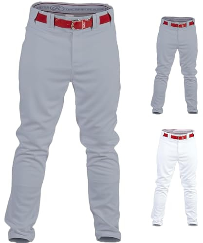 Rawlings Herren Pro 150 Serie, Baseballhose für Herren, volle Länge, halblockere Passform, Erwachsenengrößen, einfarbig, mehrere Farben