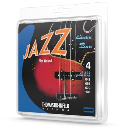 Thomastik-Infeld Flat Wound Electric Bass - JF32106 - E single string – Jazz Bass Short Scale 32, gauge .106