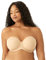 Wacoal Women's Red Carpet Strapless Bra Full Coverage, Sand, 34DD