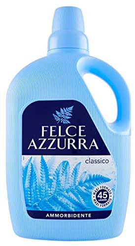 Felce Azzurra - Ammorbidente Diluito Classico, Profumo Inimitabile, Capi Morbidi - Maxi Formato 45 Lavaggi, 3000 ml