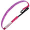 Sweaty Bands Viva Diva Haarband für Damen und Mädchen, rutschfest, mit Samt, glitzernd, 1,9 cm, Pink