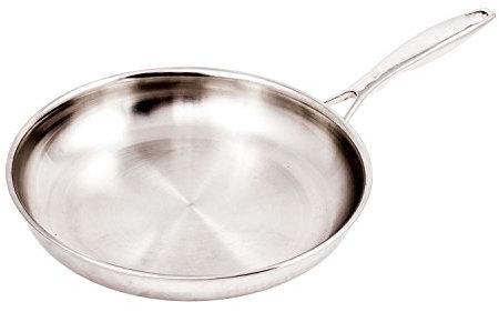 Swiss Diamond SDCLAD3528i Premium Clad Fry Pan-11, 18-10 Steel, Silver