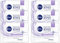 NIVEA 3in1 Sensitive Cleansing Wipes (25 Wipes), Plant-Based Makeup Remover Wipes, Face Wipes for Sensitive Skin, Gentle yet Effective Makeup Removal (Pack of 6)