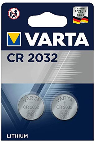 VARTA Confezione da 8 blister da 2 batterie al litio CR 2032