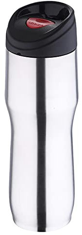 BERGNER Thermobecher Travel Mug, Farbe: Chrom matt