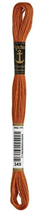 Anchor Stickgarne Anchor Sticktwist, Lauflänge: 8M 349