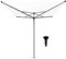 Brabantia - Séchoir Rotatif Topspinner - Etendoir Linge - Antidérapantes - Résistantes aux UV, 40 m - Rotation Fluide - Compatible avec Les Cintres - Tube en Plastique - Gris Métallique - ø 271 cm
