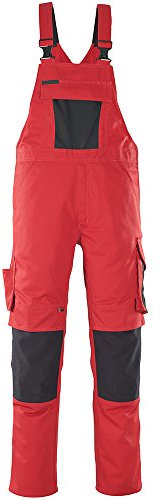 Mascot Latzhose Leipzig, 1 Stück, L82cm/C52, rot/schwarz, 12069-203-0209-82C52