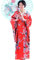 Botanmu Robe Kimono pour femme Robe japonaise Costume cosplay de photographie 5 couleurs ,Rouge,Taille unique