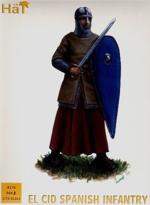Hat Figures - El Cid Spanish Heavy Infantry - HAT8176