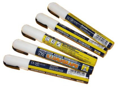 unbekannt Kreidemarker 5 mm 5 Stück weiß
