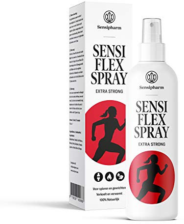 Sensipharm Sensi Flex Spray - Extra Strong 110 ml Muskel Spray Wärmespray für Entspannung und Linderung von Gelenkschmerzen, Rückenschmerzen, Nackenschmerzen mit Tiger Balm Tigerbalsam