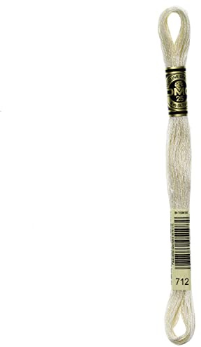 DMC 6-Strand Embroidery Cotton Floss, Cream (Pack of 8)