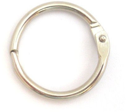 One Inch Nickel Plated Stainless Steel Split Snap O-Ring