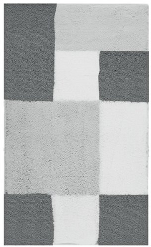Badematte Aquanova Zamba Mittelgrau-60 x 100 cm