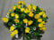Luscious Artificial Silk Yellow Rose bush - 60 Heads with Gyp - Wedding Grave Home Decoration by A1-Homes