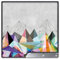 DeinDesign Skin kompatibel mit Sony Playstation 3 PS3 Slim CECH-2000-3000 Folie Sticker Abstrakt Art Geometric